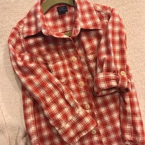 Gap Red Plaid button down ❤️
